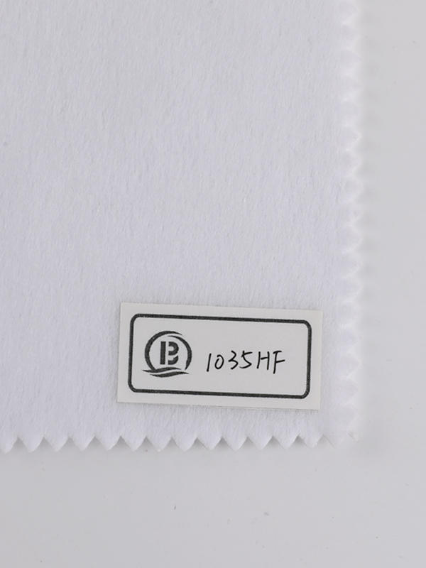 Polyester 1030HF Cut Away Embroidery Backing Non Woven Fusible Hard Handfeeling Interlining 