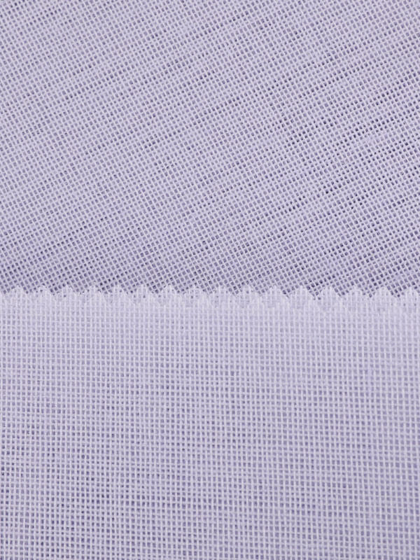 Polyester Hard Handfeeling Fashion Cap Fusing Woven Resin Interlining