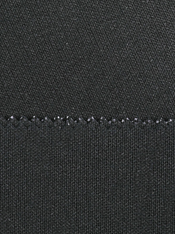 Polyester Fashion Cap Dot Fusing Woven Hard Handfeeling  Resin Interlining 