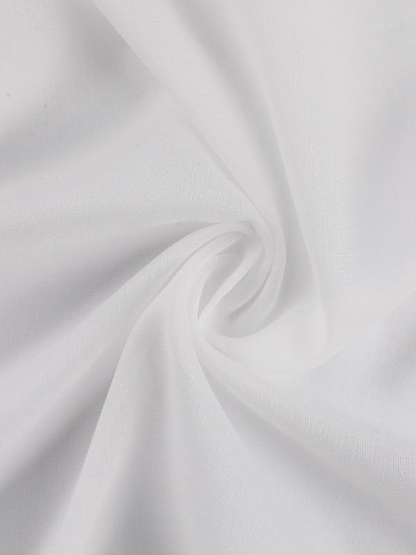 Polyester Soft  Light Weight One Way Stretch Garment Thin Fusible Woven Interlining