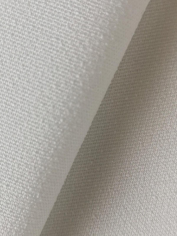 Polyester Heavy Weight Fashion Clothing Double Dot Fusing Woven Hard Handfeeling Interlining 